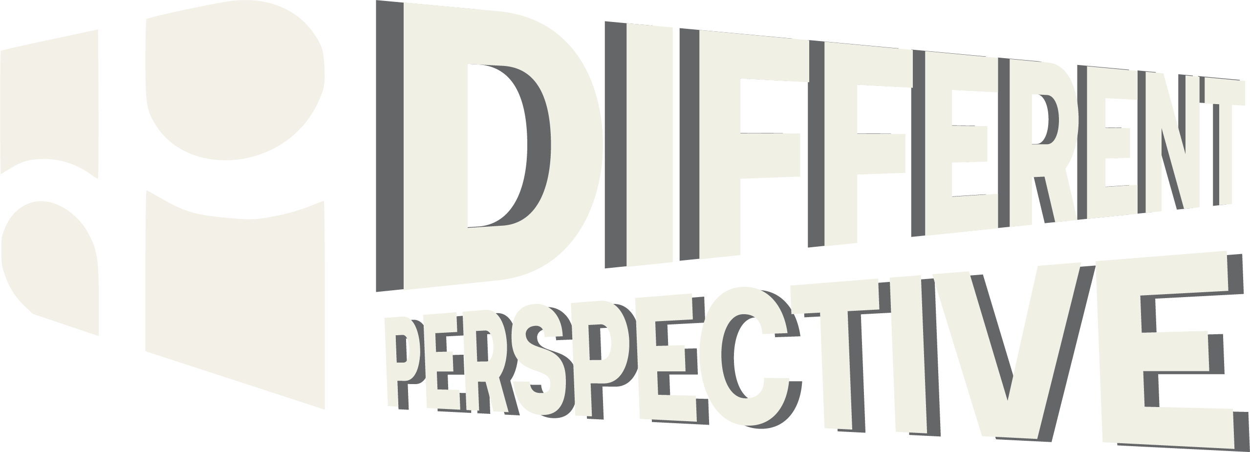 Different Perspective - Logo - PNG - White